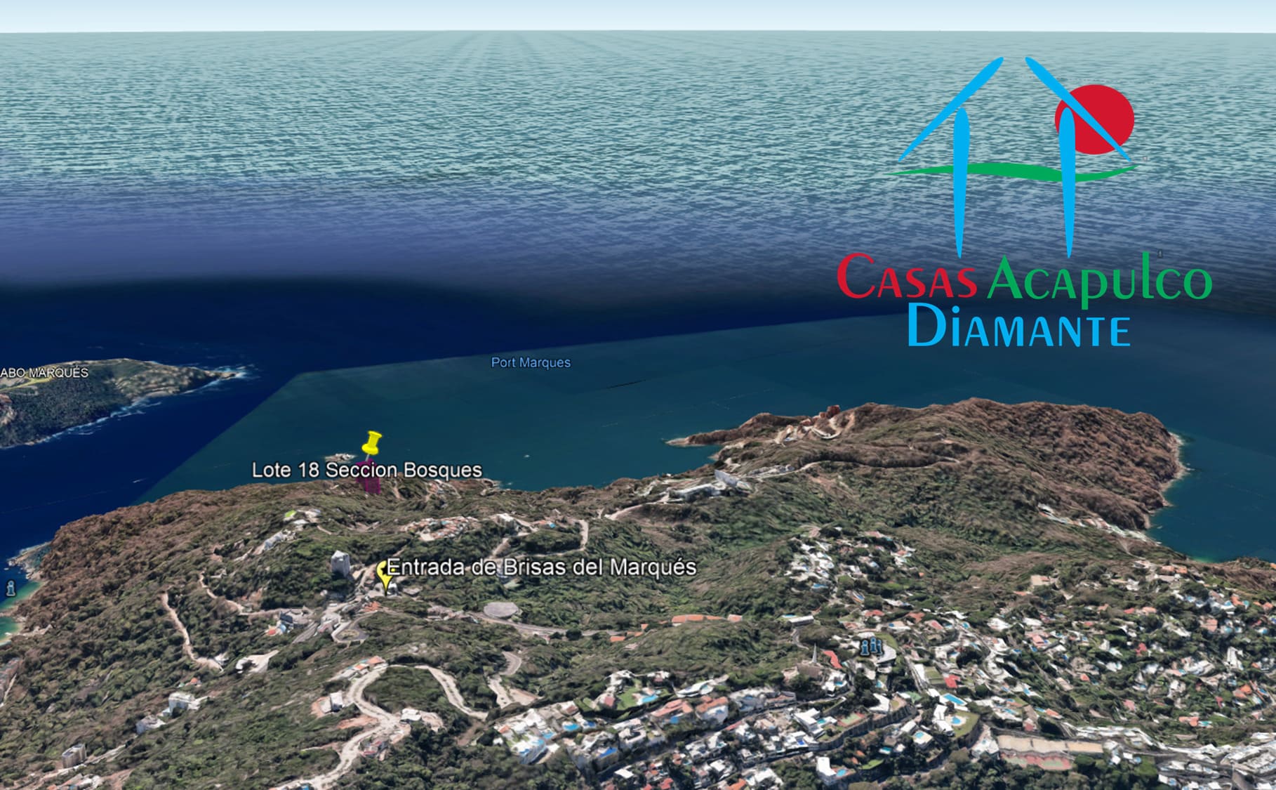 Terreno Brisas del Marqués Bosques lote 18 - Vista aérea 12